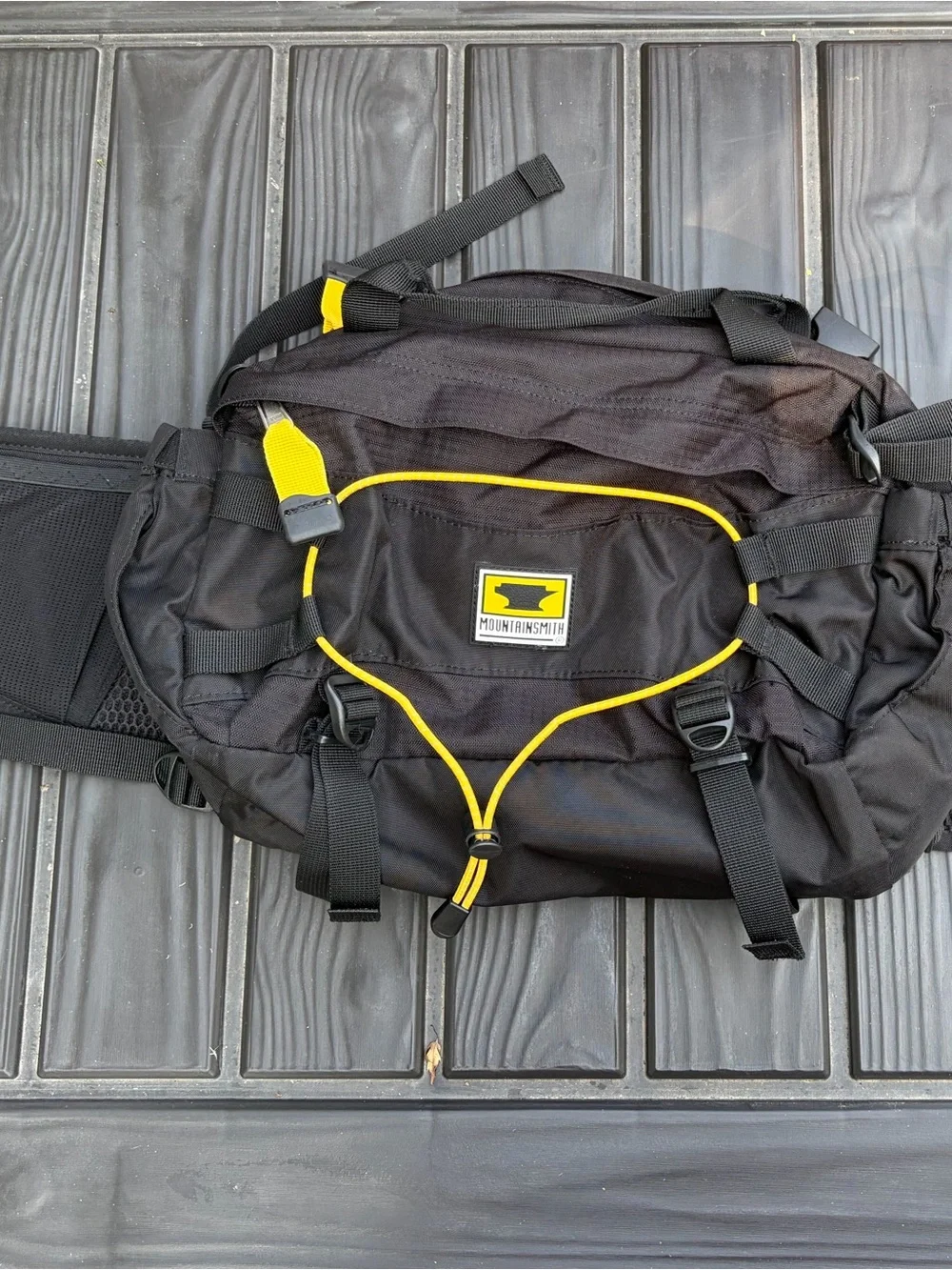 Mountainsmith 8L TLS Tour Black Lumbar Pack Removable Shoulder Strap Unisex EUC